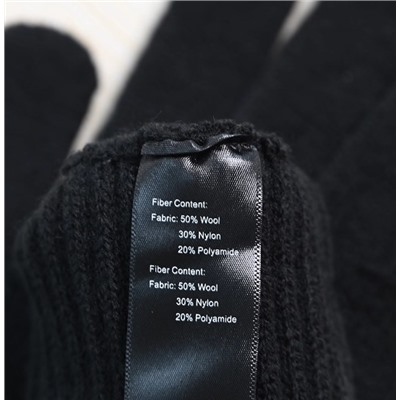 Зимние теплые шерстяные перчатки KARL LAGERFEL*D