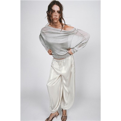 FOIL SAROUEL TROUSERS