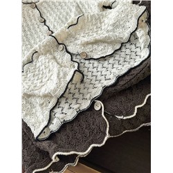 Свободный ажурный кардиган с короткими рукавами 2 цвета Н*М