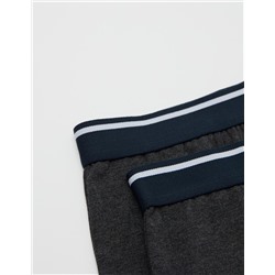 Pack 2 Boxers 'Stretch', Hombre, Gris Oscuro