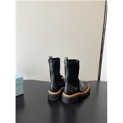 Женские ботинки на толстой подошве с эластичным верхом   ПРАД*А