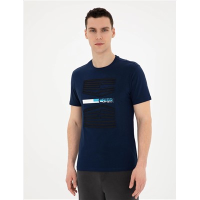 Lacivert Slim Fit Tişört