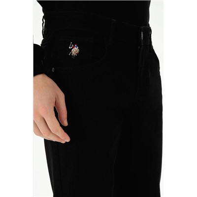 Erkek Siyah Jean Pantolon