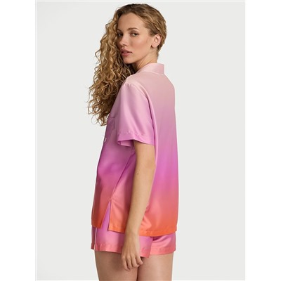 Victoria's Secret Glazed Satin Ombré Short Pajama Set