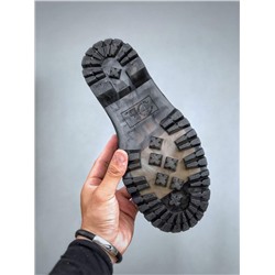 Ботинки Dr. Martens Martin 1461 с тремя отверстиями и низким вырезом на подошве из твердой кожи черного цвета