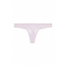 Tanga encaje cintura lila