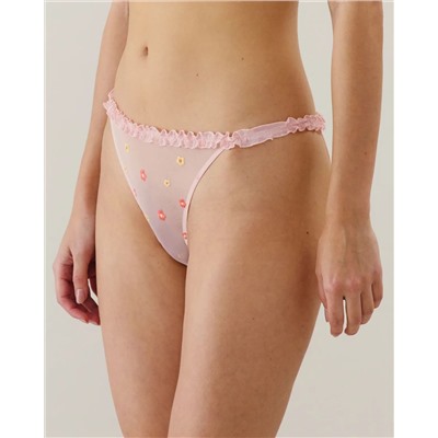 Braguita de tul con bordados