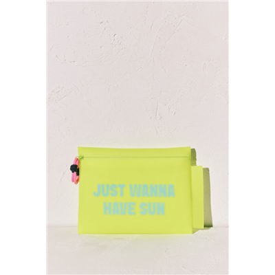 Bolsa bañador- bikini impermeable amarilla