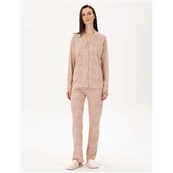 Vizon Gömlek Pijama Takımı