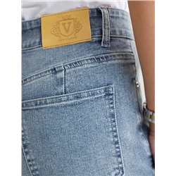 Джинсы клеш от колена из эластичного  денима