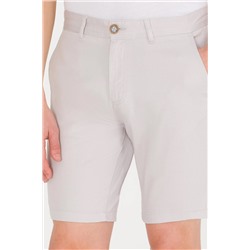 Erkek Açık Gri Dokuma Şort