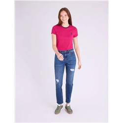 RINGER NECK TRIM T-SHIRT