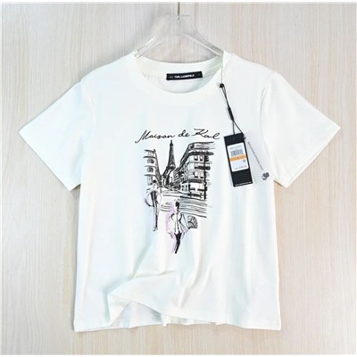 Хлопковая футболка КАР*Л 😎