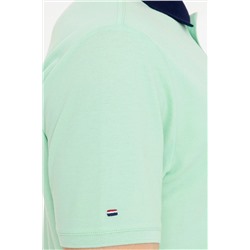 Erkek Mint Polo Yaka Tişört