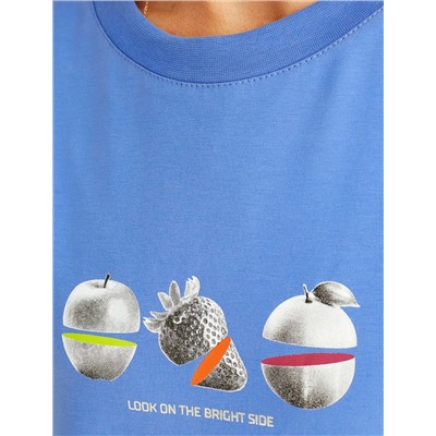 Футболка из премиального хлопка с авторским принтом