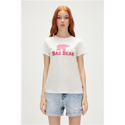 Bad Bear, 21.03.07.010-c127 Logo Tee Kadın T-shirt