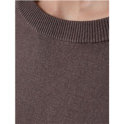 Свободный джемпер с рукавом 3/4 тонкой вязки из вискозы