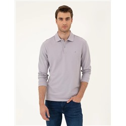 Lila Slim Fit Basic Sweatshirt