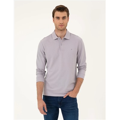 Lila Slim Fit Basic Sweatshirt