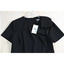 Платье-трапеция с эластичной драпировкой на плечах ДКН*АЙ