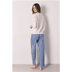 Pijama largo algodón Snoopy Happy