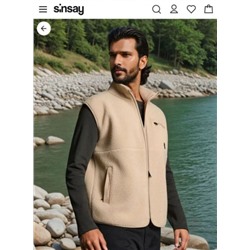 Теплый безрукавный жилет без рукавов из флиса