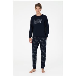 Erkek Lacivert Pijama Takımı
