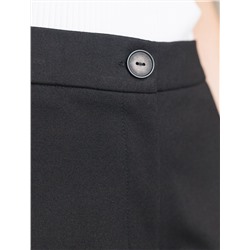 Прямые брюки из джерси на резинке сзади