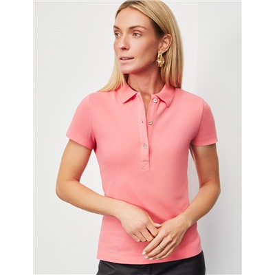 Футболка-поло  из премиального хлопка