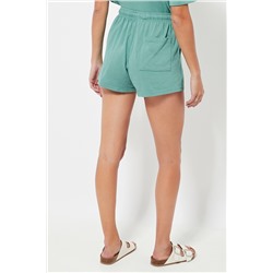 Short cintura alta - Verde agua
