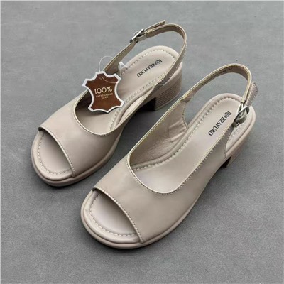 Женские сандалии из натуральной кожи   БРАВУР*О