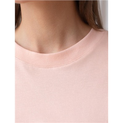 Футболка с принтом свободная из премиального 100% хлопка