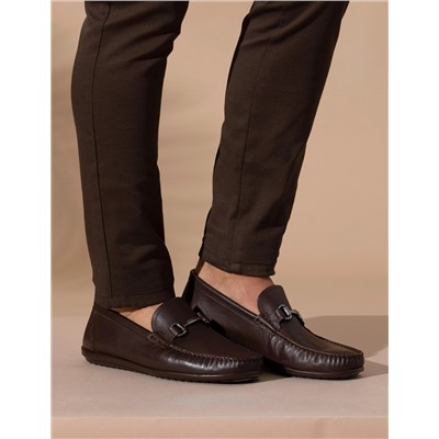 Kahverengi Loafer Ayakkabı