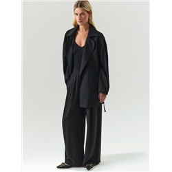 Брюки широкого кроя из вискозы, D335/zodiac