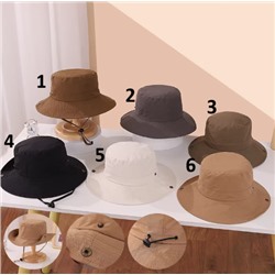 Панама для мальчиков и девочек в коричневых оттенках