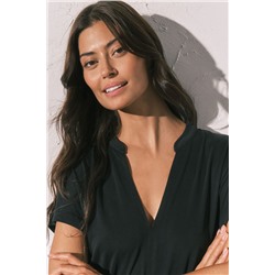 Mono largo fluido negro