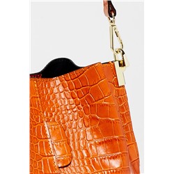 Bolso saco de piel Bruna Camel