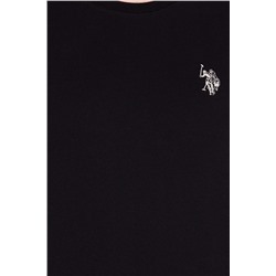 Erkek Siyah Bisiklet Yaka Tişört