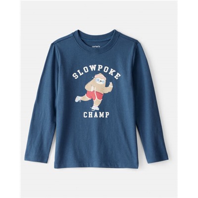 Carter's    Toddler Boy Dumptruck Long-Sleeve Graphic Tee - Blue