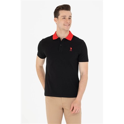 Erkek Siyah Polo Yaka Tişört