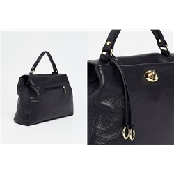 Bolso de piel Dana Negro
