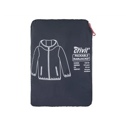 CRIVIT® Regenjacke Mädchen, wind- und wasserdicht