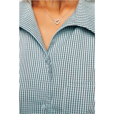 Костюм домашний брючный с рубашкой 394BLU