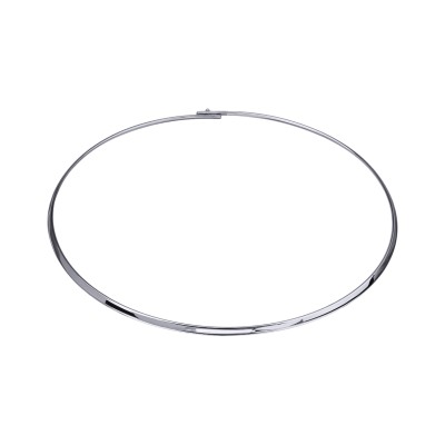 Колье Геометрия (покрытие родий) 40см, Есть комплект