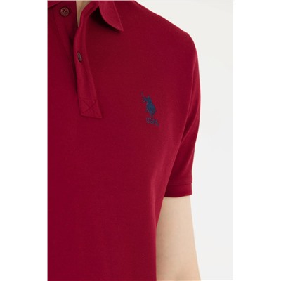 Erkek Plum Basic Polo Yaka Tişört