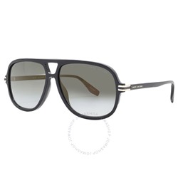 MARC JACOBS  Grey Gradient Mirror Navigator Men's Sunglasses Item No. MARC 468/S 0807/FQ 59