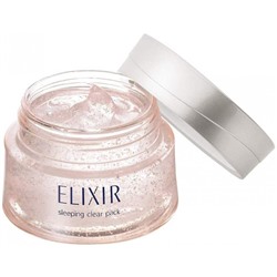 SHISEIDO Elixir White Sleeping Clear Pack ночная осветляющая гелевая маска 105 грамм