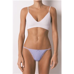 Tanga tira lila lazo