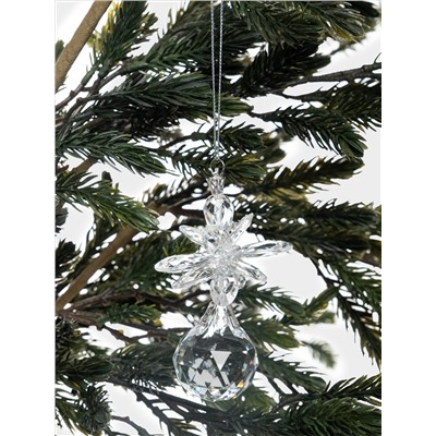 Игрушка елочная, 6x11 см, акрил, Хрустальный шар, Event