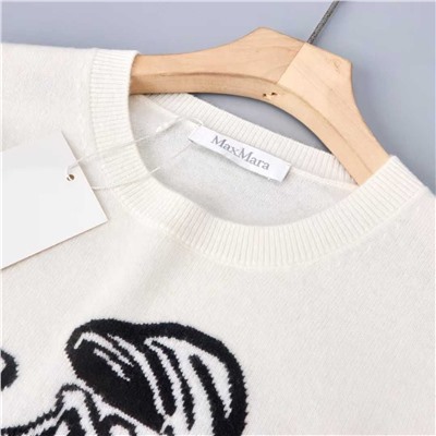 Женский модный жаккардовый свитер с длинными рукавами  МАКС МАР*А